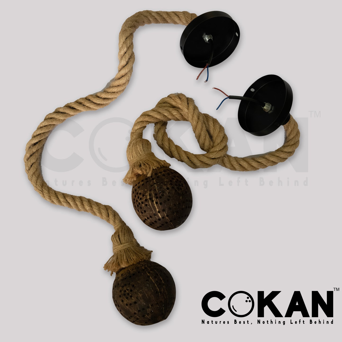 Coconut Pendant Lamp - Hand crafted